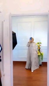 Dress Modern//Serlin Dress Cringkle//Baju Muslim//by Aqila