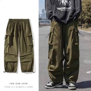 New Arival Cargo Dewasa Celana Oversize Dewasa Komparang Baggy Pants Celana Panjang Pria