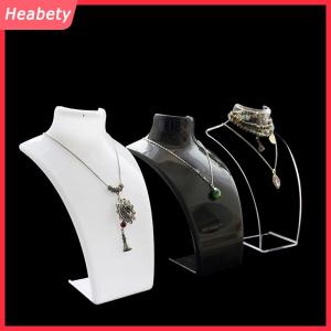 Heabety Mannequin Bust Trang Sức Hiển Thị Giá Vòng Cổ Hiển Thị Chủ Trang Sức Tổ Chức Cho Tai Stud Bông Tai Đứng Chuỗi Vòng Cổ