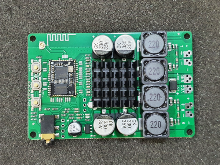 Qualcomm QCC3034 บอร์ดบลูทูธ TWS ขยายเสียง 2x50W พร้อม AUX