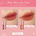 PINKFLASH 4PCS Lipstick Set Soft Matte Liquid Lipstick Waterproof VE Moisturising Long Lasting Lip Tint Lightweight. 