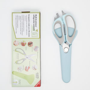 SG Multifunctional Stainless Steel Kitchen Scissors with Magnetic Holder Durable Non-Stick Scissor Blades Kitchen Essential