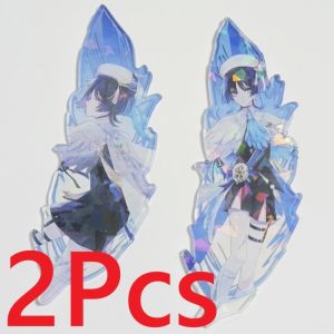 2Pcs/Lot Kunikuzushi Vagrant Balladeer Wanderer Acrylic Feather Transparent Card Anime Game Peripheral Photography Prop Collectible Decoration Gift For Friends