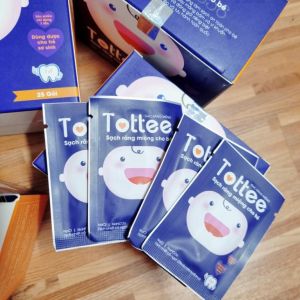 5 gạc / Hộp 30 Gạc Rơ Lưỡi Tottee Cho Bé - Làm Sạch Và Ngăn Ngừa Các Vấn Đề Răng Miệng - DR PAPIE / DR.PAPIE