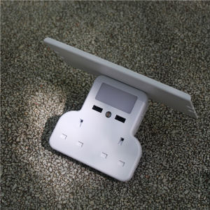 WONTRAVEL Multipurpose 3-pins Wall Outlet Extender / Wall Extension with Soft Eye Caring Yellow Light (White)