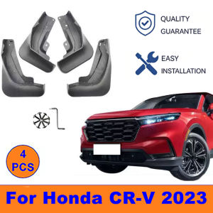 Tấm chắn bùn bánh trước và bánh sau 4 mảnh Bảo vệ chống bắn tung tóe Fender  phụ kiện bảo vệ cho Honda CR-V 2023