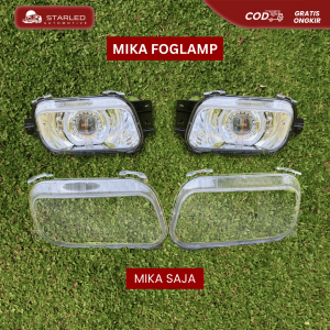 MIKA LAMPU DEPAN MIKA HEADLAMP CANTER BENING POLOS (PER PCS)