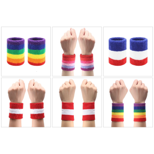 Dây đeo cổ tay thể thao thấm sweatband cổ tay sweatbands cho phụ nữ người đàn ông Kid Tennis Bóng đá bóng rổ chạy phòng tập thể dục tập thể dục
