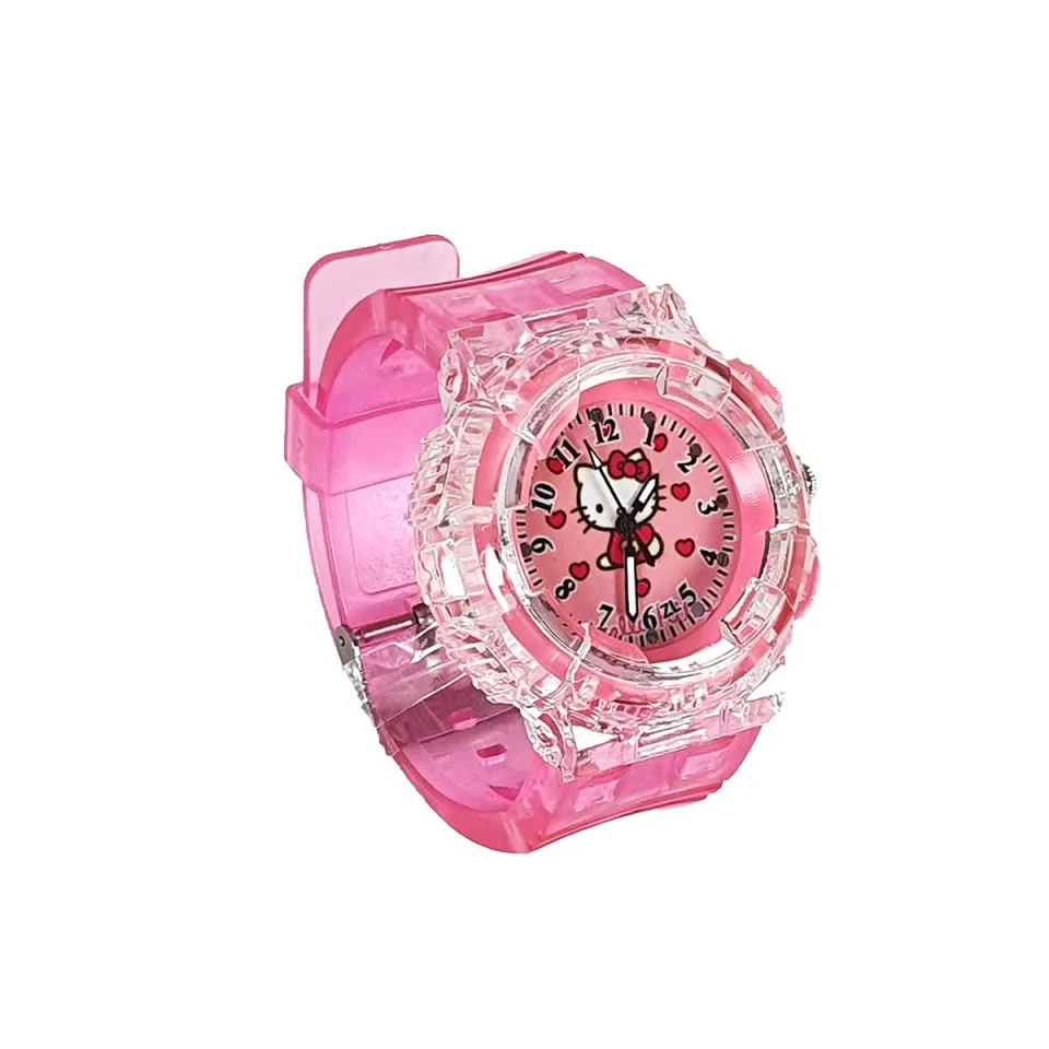 Kids Light Watch (Frozen Elsa Spiderman Hello Kitty Ultraman) Boy Girl Uni  Sex Flash RGB lights luminous Sport LED watch Water resistant - Jam Tangan  kanak2 - Mainan Budak - LITTLETHINGY | Lazada