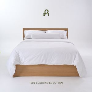 Arestale  Set B plus ปลอกผ้านวม 1 + ไส้ผ้านวมคอตตอน 1 + ปลอกหมอน 2 ใบ ผ้าฝ้ายแท้ 100% Long-staple cotton Single-ply yarn