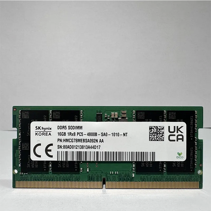SK hynix RAM 8GB 16GB 32GB DDR5 4800MHz SODIMM PC5-38400 Laptop