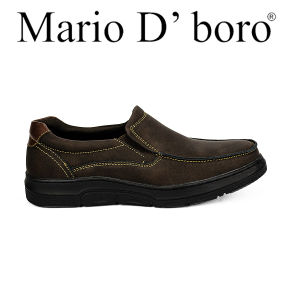 Mario D Boro Mens Formal Slip On Mw 24403 Black/Dark Brown C43 C51 C57 C59 C66 C75 C95