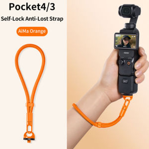 for DJI Osmo Pocket 4 Universal Adjustable camera Lanyard Short Wrist Strap with Self-locking Anti-drop Design Durable Polyester Wristband Pocket4