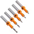 Mũi khoan âm vít gỗ đa năng - mũi khoan mồi âm vít 2 tầng đầu lỗ 3mm đến 8mm. 