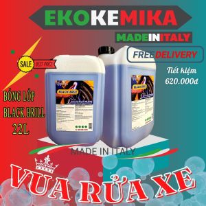 Dung Dịch Dưỡng Bóng Lốp Xe Ekokemika Black Brill 20L Phục Hồi Bảo Vệ Lốp Đen Bóng Khoẻ Đẹp Như Mới Vuadienmay