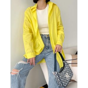 NABILA COTTON POPLIN SHIRT OVERSIZE IMPORT BKK HIJABERS FRIENDLY