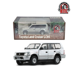 Mô Hình Xe Toyota Land Cruiser Prado LC95 Silver BM Creations