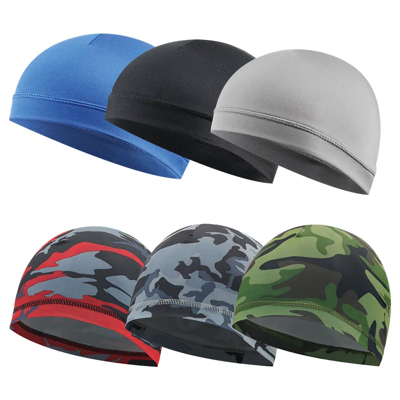 ELGMK Outdoor Sport Cycling Helmet Hat Quick drying Skull Cap Bike  Motorbike Helmet Inner Riding Headband