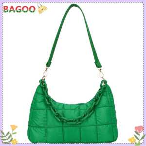 Túi Xách Đeo Vai Dây Xích Túi Đeo Chéo Chần Bông Thời Trang Túi Nữ Dễ Phối Đồ Mùa Đông Có Đệm Bông