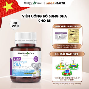 Healthy Care High Strength DHA 60 Viên – DHA Cho Trẻ Hỗ Trợ Phát Triển Trí Não & Thị Lực