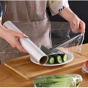 BDO ฟิล์มห่ออาหาร ที่ห่ออาหาร แรป ถนอมอาหาร fresh wrap ถูกที่สุด 30 ซ.ม.x 30 เมตรฟิล์มห่ออาหารคุณภาพสูงสำหรับครัวเรือน ป้องกันกลิ่นและคงความสดใหม่ในตู้เย็น