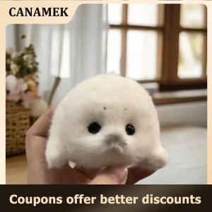 【 CANAMEK 】 Cute Baby Seal Doll Plush Toy Pendant Simulation Ocean Toy Souvenir Seal Pendant Gift Doll Bag Pendant