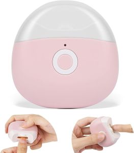 Tự động điện Nail Clipper với ánh sáng dẫn & 2 tốc độ với móng tay phế liệu lưu trữ USB sạc an toàn móng tay Tông đơ cho em bé trẻ em trẻ em người lớn