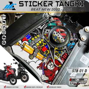 STIKER TANGKI BEAT NEW 2020 2021 2022 2023 2024 - STIKER TANGKI BENSIN BEAT DELUXE CBS NEW - STB 01