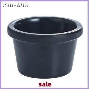 Kui-Min Sauce Bowl Gravy Boats Round Glossy Melamine 6cm 50ml Black Mini Dipping Cup American Tableware for Cafe