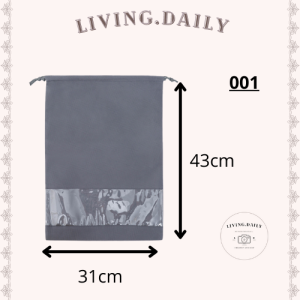 Travel Shoe Bag Shoe Organizer Storage Bag Large Capacity Drawstring Bag Non Woven Beg Kasut 旅行收纳袋 鞋子收纳
