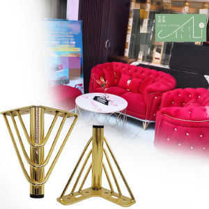 15cm Kaki Sofa Emas / Sofa Leg Heavy Duty / Kaki Kursi Besi / Kaki Furnitur Emas