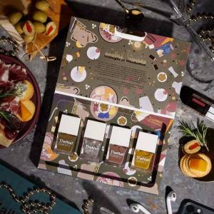 TheNailBakery เดอะเนลเบเกอรี่ ยาทาเล็บสูตรกึ่งเจล ร้าน (4 สี Midnight in Manhattan set)