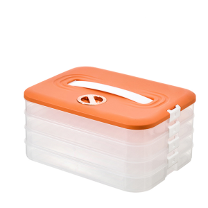 Dumpling Box Food Box Leak-proof Crisper Box Storage Cleaning Disposable Practicality Good Sealing Reunion Kitchen