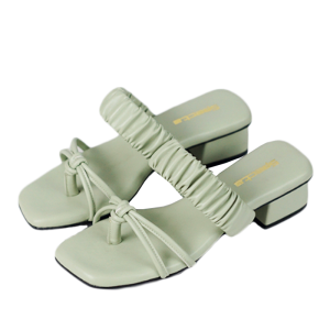 [BONUS MASKER] Specta Sandal Heel Wanita Terbaru BP 0604 Hijau Tosca Sentra Grosir Bandung
