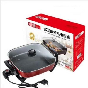 Electric Cooker Multifunctional Multi Function Cooker Steamboat Pot Steamer Cooker Grill Hot Pan Cooking Pot Electric Skillet Periuk Serbaguna