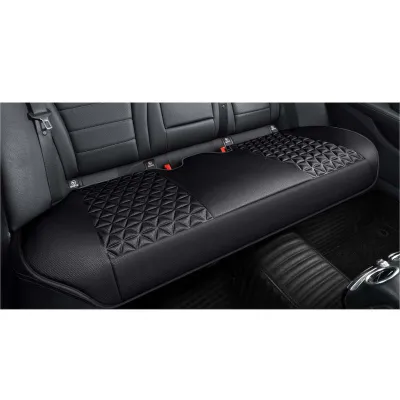Flax Car Seat Cover Protector Universal Breathable Material Car Seat Cover Triangle Embossed Car Seat Cover Cushion