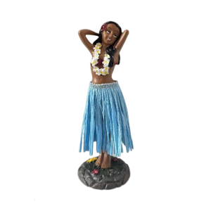 Dynamic Tribal Dance Girl Sculpture Safe Resin Craft Dashboard Ornament Gift For Car And Room Decors