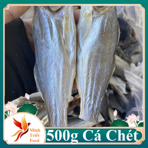 500g Khô Cá Chét Thịt Nhiều ít Xương Vị Mặn khô vào miệng nhai nhẹ để cảm nhận cái vị ngọt và thơm lừng- ĐẶC SẢN MINH TRIẾT