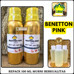 Bibit Parfum BENETON PINK Repack 100 ML MURNI LBM Fragrance - PERFUME MURNI BENETTON PINK