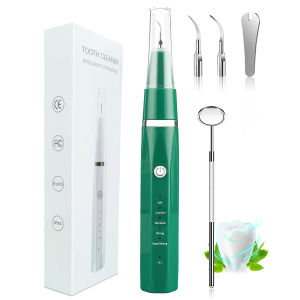 Plaque Remover for Teeth Teeth Cleaning Kit with Ultrasonic Tooth Cleaner and Dental Tools Dental Picks for Teeth Cleaning and Rechargeable Plaque Blaster with LED Tartar Remover