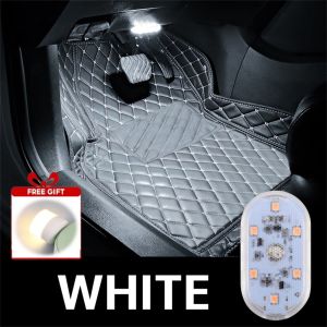 【Free Gifts】New LED Interior Car Touch Light Auto Roof Ceiling Reading Lamp Styling Night Light Colorful Mini USB Charging Car Light Aatroxw