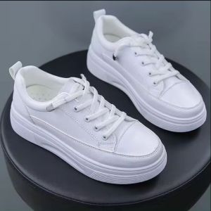 N.D.A. Collection - Sepatu Wanita Terbaru Sepatu Sneakers Kets Kasual Youngji Putih Polos Import