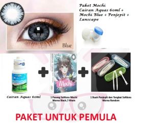 Paket Lengkap SOFTLEN MOCHI ( SOFTLENS + CAIRAN SOFTLEN + JEPIT SOFTLENS + LENSCAPE)