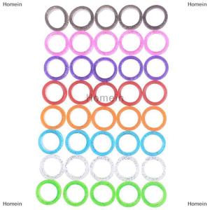 [COD] Homein 5Pcs/Set Silica Gel Hair Scissors Ring Cutting Barber Circle Shears Hairdressing