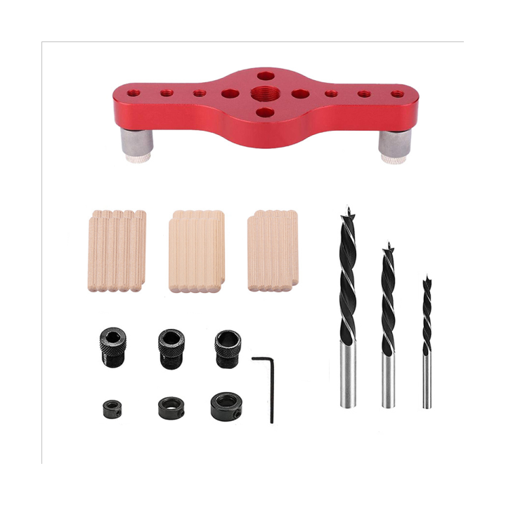 Vertical Pocket Hole Jig Hole Puncher Woodworking 6/8/10mm Wood