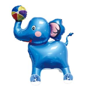 YUDESHUI Thiết kế hoạt hình Bóng bay 4D Phiên bản dễ thương Có bánh xe Bóng bay đi bộ Trang trí lễ hội Đa phong cách Bóng Pony có bánh xe Lễ kỷ niệm năm
