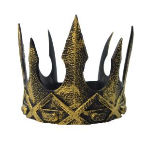 HISTO มงกุฎบาร์มิตซวาห์ มงกุฎกษัตริย์ แบบเกาหลี ที่คาดผม มงกุฎเจ้าชาย PU สง่างาม ของตกแต่งผม มงกุฎกลม งานแต่งงาน