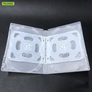 FUJIAS3 High Quality Empty CD Case PP Plastic Milky Transparent CD Case CD Case Capacity 4-8 Discs