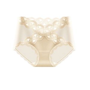 Womens Lace Underwear V String Panties Breathable Ice Silk Mid Rise Briefs