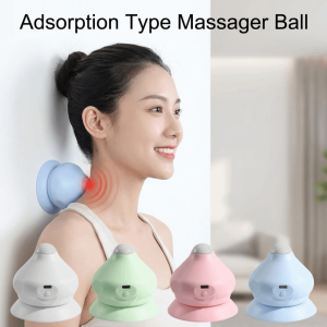 SAVIA Hot Compress Adsorption Type Massager Ball Relaxation Vibrate Electric Self-Massage Ball Portable Trigger Point Yoga Fascia Ball Back Muscle Relief